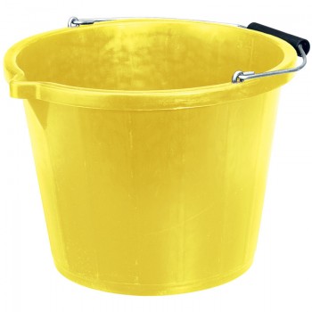Bucket, 14.8L, Yellow Bucket, 14.8L, Yellow