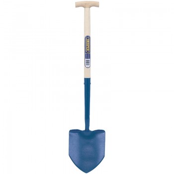 Solid Forged Round Mouth Shovel T-Handled with Ash Shaft Solid Forged Round Mouth Shovel T-Handled with Ash Shaft