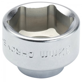 Oil Filter Cap Socket, 3/8” Sq. Dr., 32mm Oil Filter Cap Socket, 3/8” Sq. Dr., 32mm
