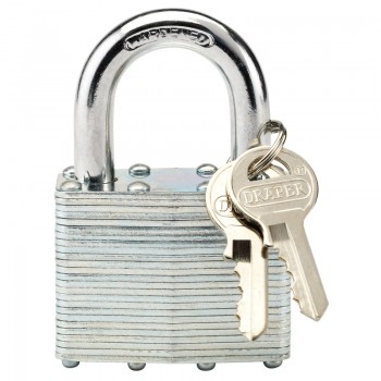 Laminated Steel Padlock, 50 x 31mm Laminated Steel Padlock, 50 x 31mm