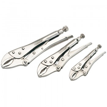 Curved Jaw Self Grip Pliers Set (3 Piece) Curved Jaw Self Grip Pliers Set (3 Piece)