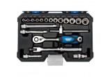 Metric Socket Set, 1/4&rdquo; Sq. Dr. (20 Piece)