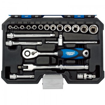 Metric Socket Set, 1/4&rdquo; Sq. Dr. (20 Piece)