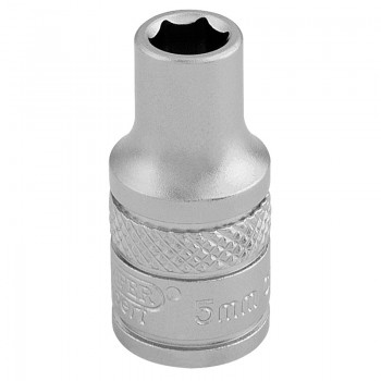 Socket, 1/4” Sq. Dr., 5mm Socket, 1/4” Sq. Dr., 5mm