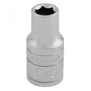 Socket, 1/4” Sq. Dr., 5.5mm Socket, 1/4” Sq. Dr., 5.5mm