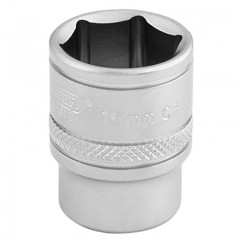 6 Point Metric Socket, 3/8” Sq. Dr., 16mm 6 Point Metric Socket, 3/8” Sq. Dr., 16mm