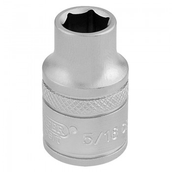 6 Point Imperial Socket, 3/8” Sq. Dr., 5/16” 6 Point Imperial Socket, 3/8” Sq. Dr., 5/16”