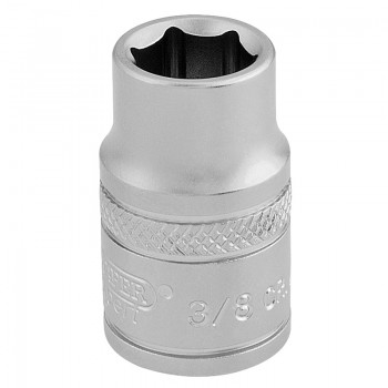 6 Point Imperial Socket, 3/8” Sq. Dr., 3/8” 6 Point Imperial Socket, 3/8” Sq. Dr., 3/8”