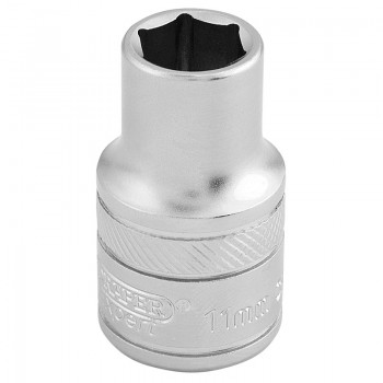 6 Point Metric Socket, 1/2” Sq. Dr., 11mm 6 Point Metric Socket, 1/2” Sq. Dr., 11mm