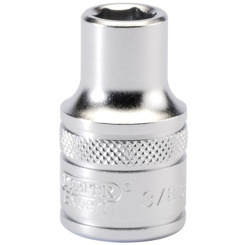 6 Point Imperial Socket, 1/2” Sq. Dr., 3/8” 6 Point Imperial Socket, 1/2” Sq. Dr., 3/8”