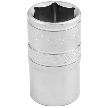 6 Point Imperial Socket, 1/2” Sq. Dr., 5/8” 6 Point Imperial Socket, 1/2” Sq. Dr., 5/8”