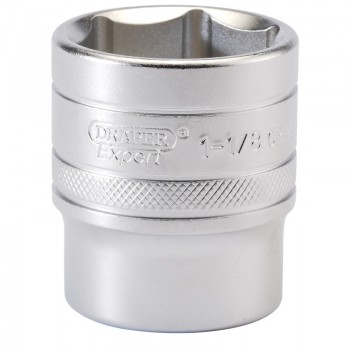 6 Point Imperial Socket, 1/2” Sq. Dr., 1.1/8” 6 Point Imperial Socket, 1/2” Sq. Dr., 1.1/8”