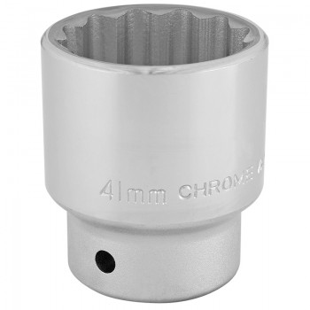 12 Point Socket, 3/4” Sq. Dr., 41mm 12 Point Socket, 3/4” Sq. Dr., 41mm