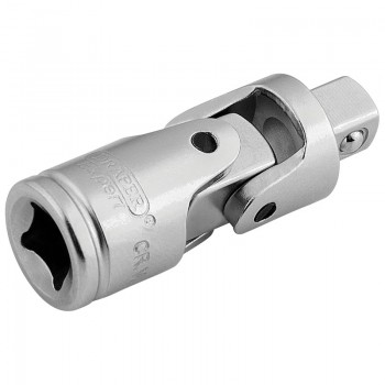 Satin Chrome Universal Joint, 1/4” Sq. Dr. Satin Chrome Universal Joint, 1/4” Sq. Dr.