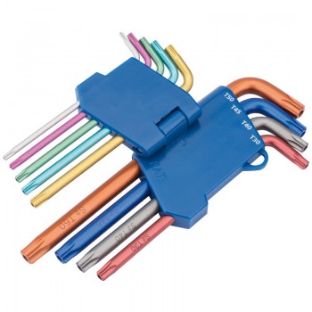Draper TX-STAR® Security Coloured Key Set (9 Piece) Draper TX-STAR® Security Coloured Key Set (9 Piece)