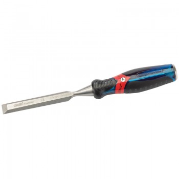 Soft Grip Pound Thru Bevel Edge Wood Chisel, 16 x 140mm Soft Grip Pound Thru Bevel Edge Wood Chisel, 16 x 140mm