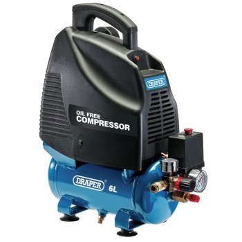 Oil-Free Air Compressor, 6L, 1.1kW Oil-Free Air Compressor, 6L, 1.1kW