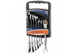 Draper HI-TORQ® Metric Flexible Head Ratcheting Combination Spanner Set (7 Piece)