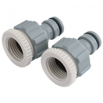 Tap Connectors, 1/2” and 3/4” (Pack of 2) Tap Connectors, 1/2” and 3/4” (Pack of 2)