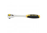 Elora Fine Tooth Quick Release Soft Grip Reversible Ratchet, 1/2&rdquo; Sq. Dr., 270mm