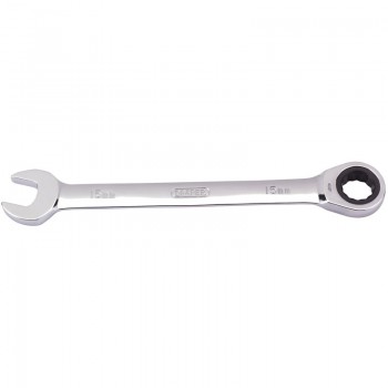Metric Ratcheting Combination Spanner, 15mm Metric Ratcheting Combination Spanner, 15mm