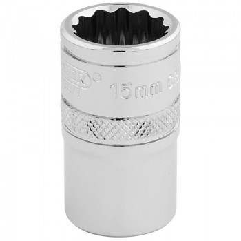 HI-TORQ® 12 Point Socket, 1/2” Sq. Dr., 15mm HI-TORQ® 12 Point Socket, 1/2” Sq. Dr., 15mm
