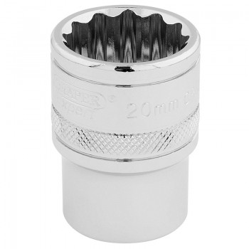 HI-TORQ® 12 Point Socket, 1/2” Sq. Dr., 20mm HI-TORQ® 12 Point Socket, 1/2” Sq. Dr., 20mm