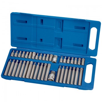 Draper TX-STAR® Hex. & Spline Mechanic’s Bit Set, 3/8, 1/2” Sq. Dr. (40 Piece) Draper TX-STAR® Hex. & Spline Mechanic’s Bit Set, 3/8, 1/2” Sq. Dr. (40 Piece)