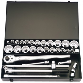 Metric and Imperial Socket Set, 3/4&rdquo; Sq. Dr. (31 Piece)