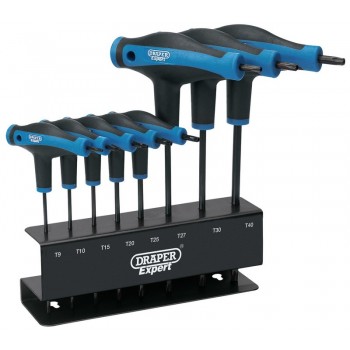 Draper Expert TX-STAR® Soft Grip Metric T-Handle Key Set (8 Piece) Draper Expert TX-STAR® Soft Grip Metric T-Handle Key Set (8 Piece)