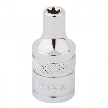 Draper TX-STAR® Socket, 1/4” Sq. Dr., E4 Draper TX-STAR® Socket, 1/4” Sq. Dr., E4
