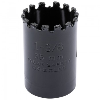 Tungsten Carbide Grit Hole Saw, 35mm Tungsten Carbide Grit Hole Saw, 35mm