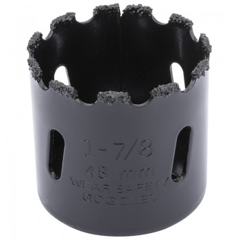 Tungsten Carbide Grit Hole Saw, 48mm Tungsten Carbide Grit Hole Saw, 48mm
