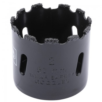 Tungsten Carbide Grit Hole Saw, 51mm Tungsten Carbide Grit Hole Saw, 51mm