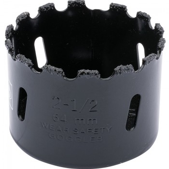 Tungsten Carbide Grit Hole Saw, 64mm Tungsten Carbide Grit Hole Saw, 64mm
