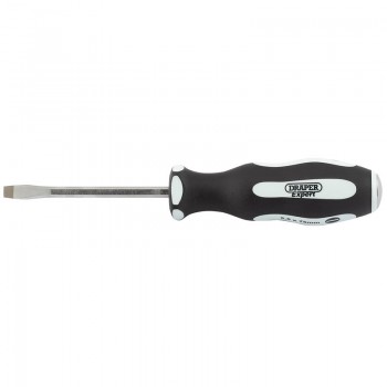 ’Pound Thru’ Plain Slot Soft Grip Screwdriver, 5.5 x 75mm ’Pound Thru’ Plain Slot Soft Grip Screwdriver, 5.5 x 75mm