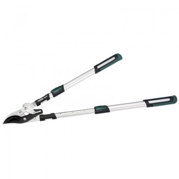 Telescopic Soft Grip Bypass Ratchet Action Loppers with Aluminium Handles Telescopic Soft Grip Bypass Ratchet Action Loppers with Aluminium Handles