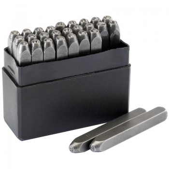A - Z Letter Stamp Set, 1/8&rdquo;