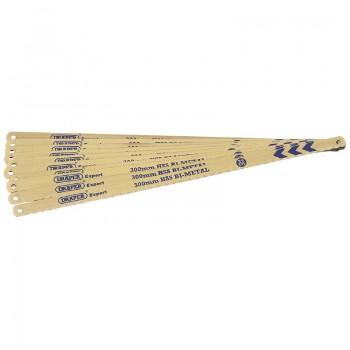 Bi-metal Hacksaw Blades, 300mm, 32tpi (Pack of 10) Bi-metal Hacksaw Blades, 300mm, 32tpi (Pack of 10)