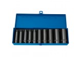 Draper HI-TORQ® Metric Deep Impact Socket Set, 1/2” Sq. Dr. (10 Piece)