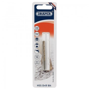 HSS Titanium Drill Bit, 3.0mm HSS Titanium Drill Bit, 3.0mm