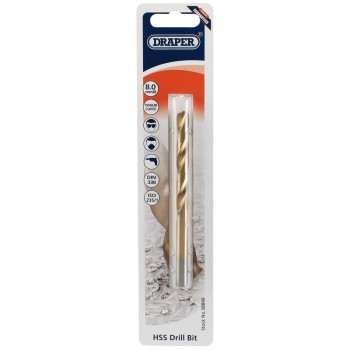 HSS Titanium Drill Bit, 8.0mm