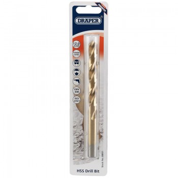 HSS Titanium Drill Bit, 12.0mm HSS Titanium Drill Bit, 12.0mm