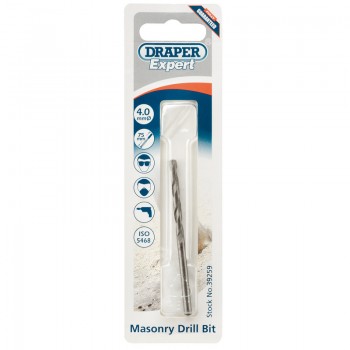 Masonry Drill Bit, 4 x 75mm Masonry Drill Bit, 4 x 75mm