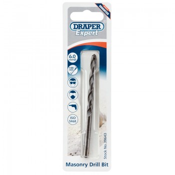 Masonry Drill Bit, 6 x 100mm Masonry Drill Bit, 6 x 100mm