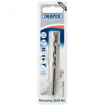 Masonry Drill Bit, 7 x 100mm Masonry Drill Bit, 7 x 100mm