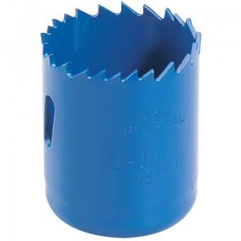 HSS Bi-metal Holesaw Blade, 43mm HSS Bi-metal Holesaw Blade, 43mm