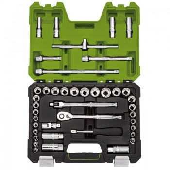 Draper Expert MM/AF Combined Socket Set, 3/8” Sq. Dr., Green (41 Piece) Draper Expert MM/AF Combined Socket Set, 3/8” Sq. Dr., Green (41 Piece)