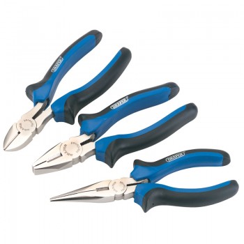 Soft Grip Pliers Set, Blue (3 Piece) Soft Grip Pliers Set, Blue (3 Piece)
