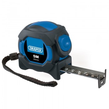 Auto Lock Measuring Tape, 5m/16ft, 25mm Auto Lock Measuring Tape, 5m/16ft, 25mm